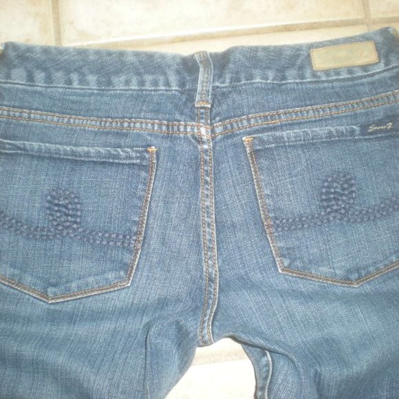 SEVEN 7 Brand Jeans Size 32 Stretch Boot cut - Picture 2 of 7